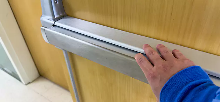Installing a Push Bar on a Door Ashland